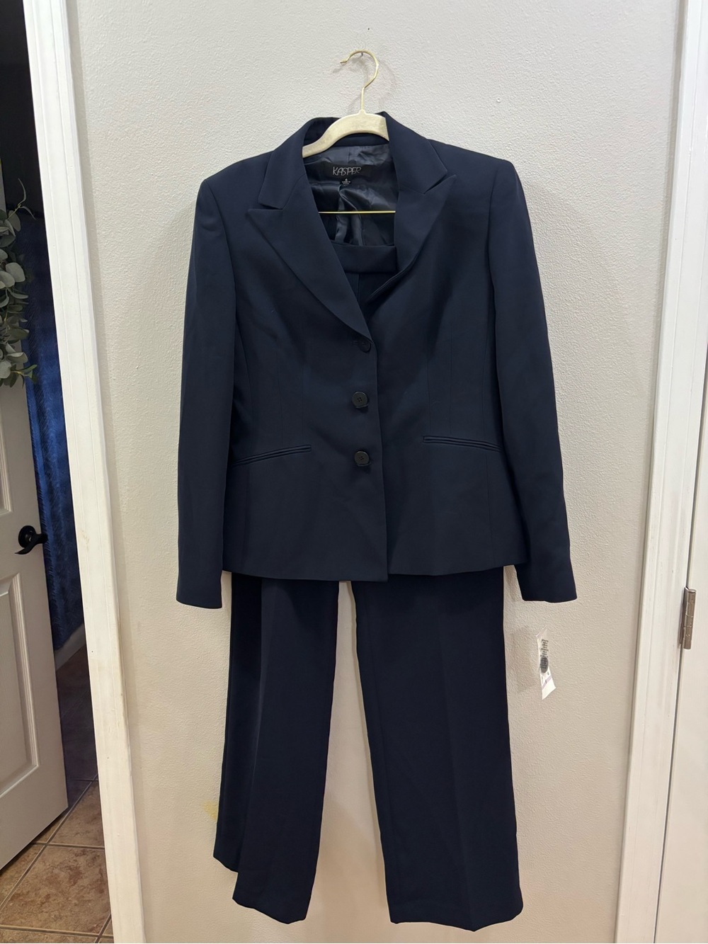 Kasper Navy Two-Piece Women's Business Suit